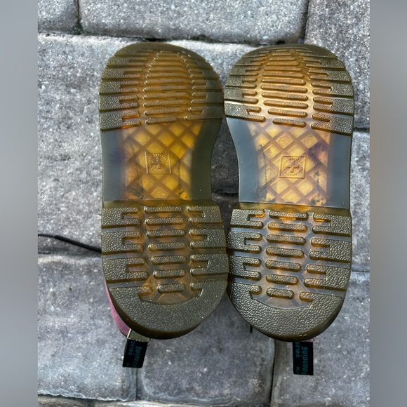 Dr Martens 1460 Pascal Multi Glitter Boots Womens 7 Rainbow Sparkle 8 eye Fairy - Picture 5 of 6